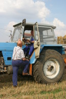 Lagebesprechnung im Ernteeinsatz